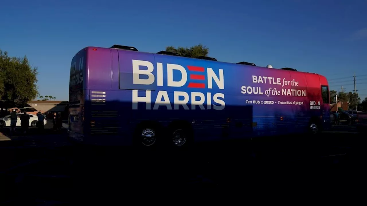 A 'Trump Train' convoy surrounded a Biden-Harris bus. Was it political violence?