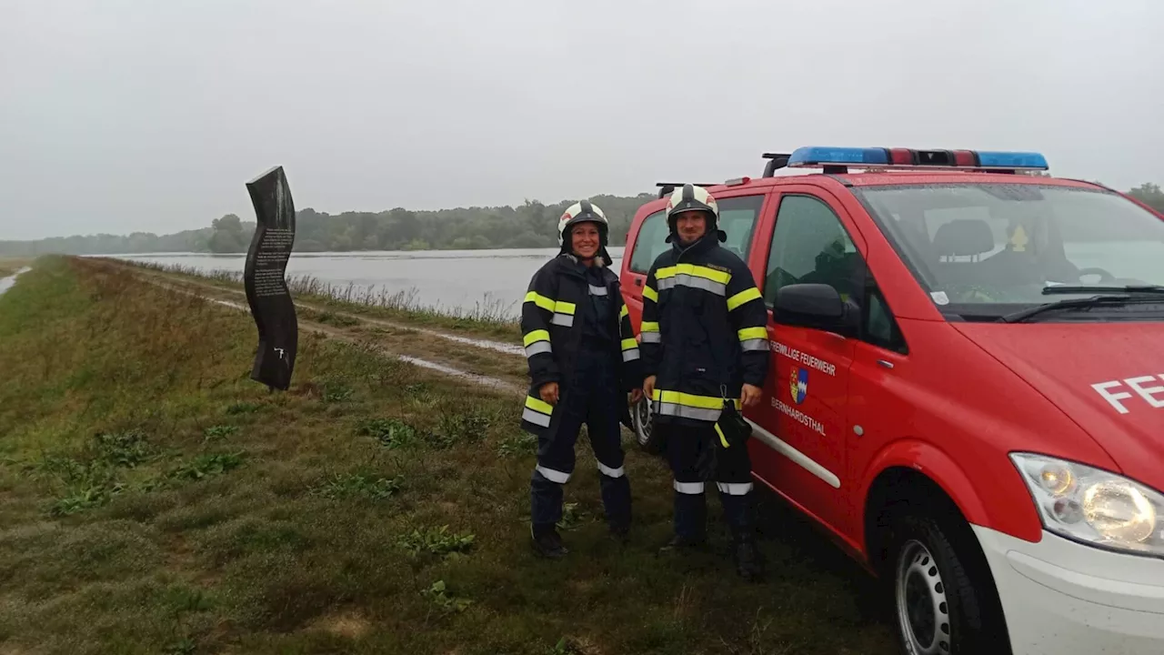 Damm schützt und hält im Nordosten des Weinviertels das Hochwasser ab