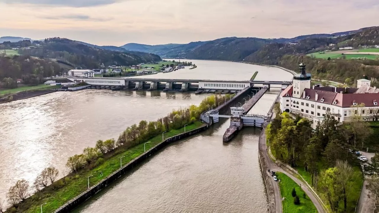 Donaukraftwerke Ybbs-Persenbeug und Melk stehen still