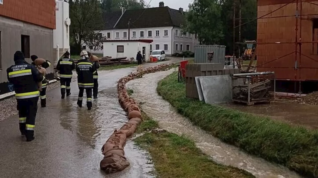 Feuerwehr hatte viel zu tun, Pfarrfest konnte stattfinden