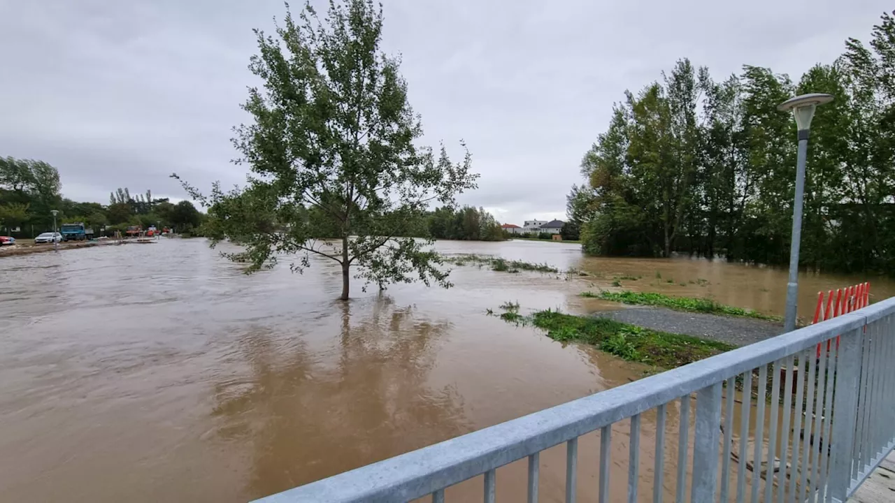 Hochwasser-Warnung bei Leitha im Burgenland weiter aufrecht