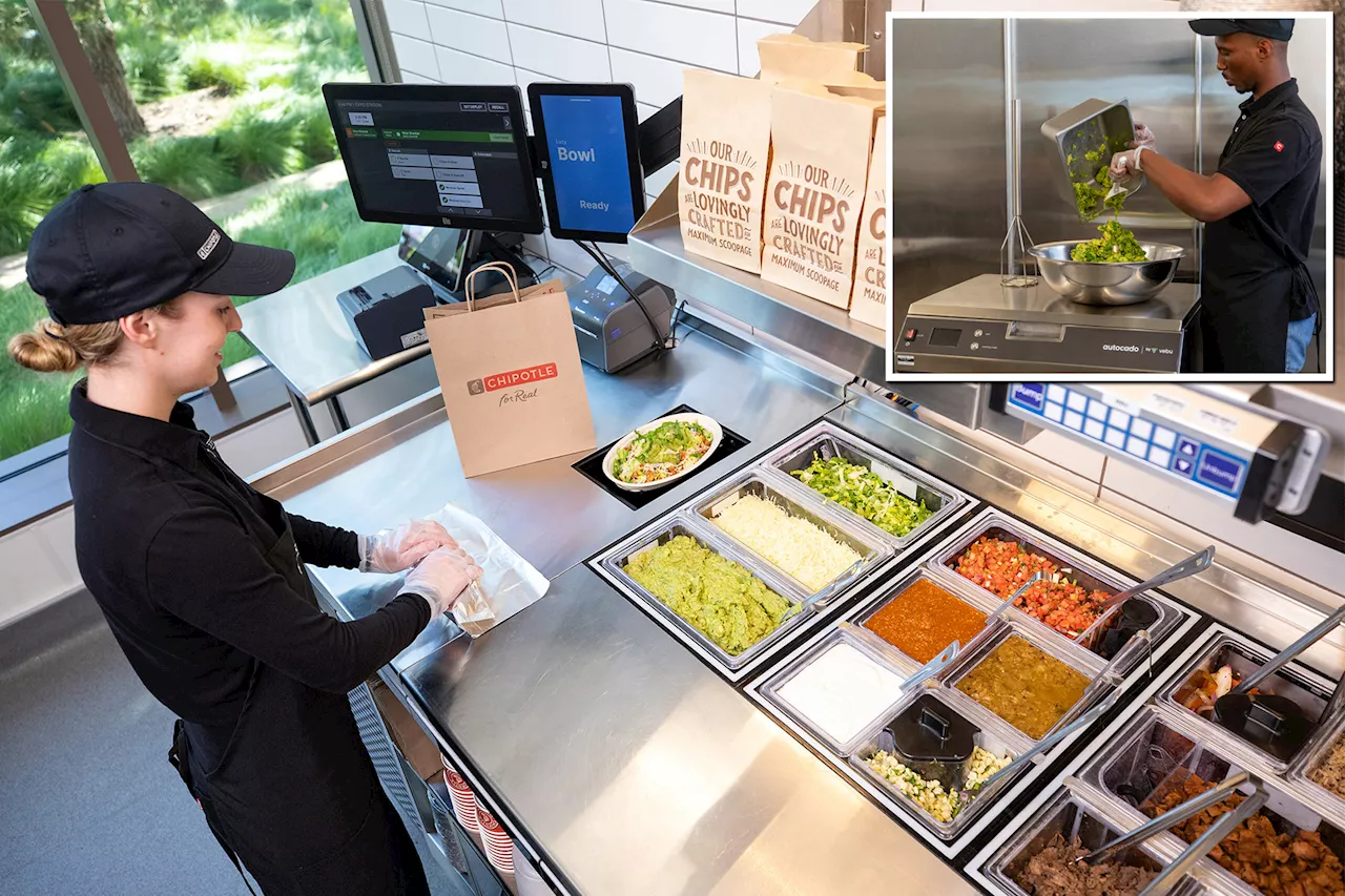 Chipotle uses 'autocado' robot to make guacamole in Calif. where fast-food pay is $20 an hour