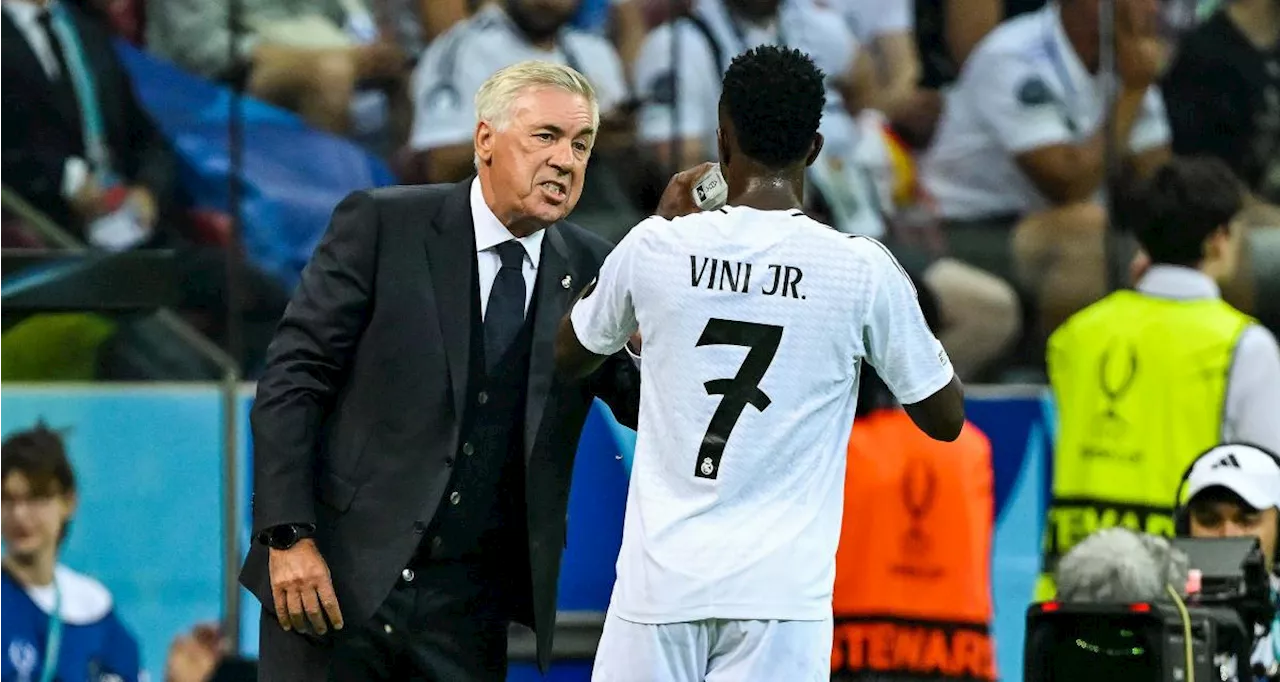 Real Madrid : les discours forts d'Ancelotti et Carvajal sur Vinicius, inondé d'insultes