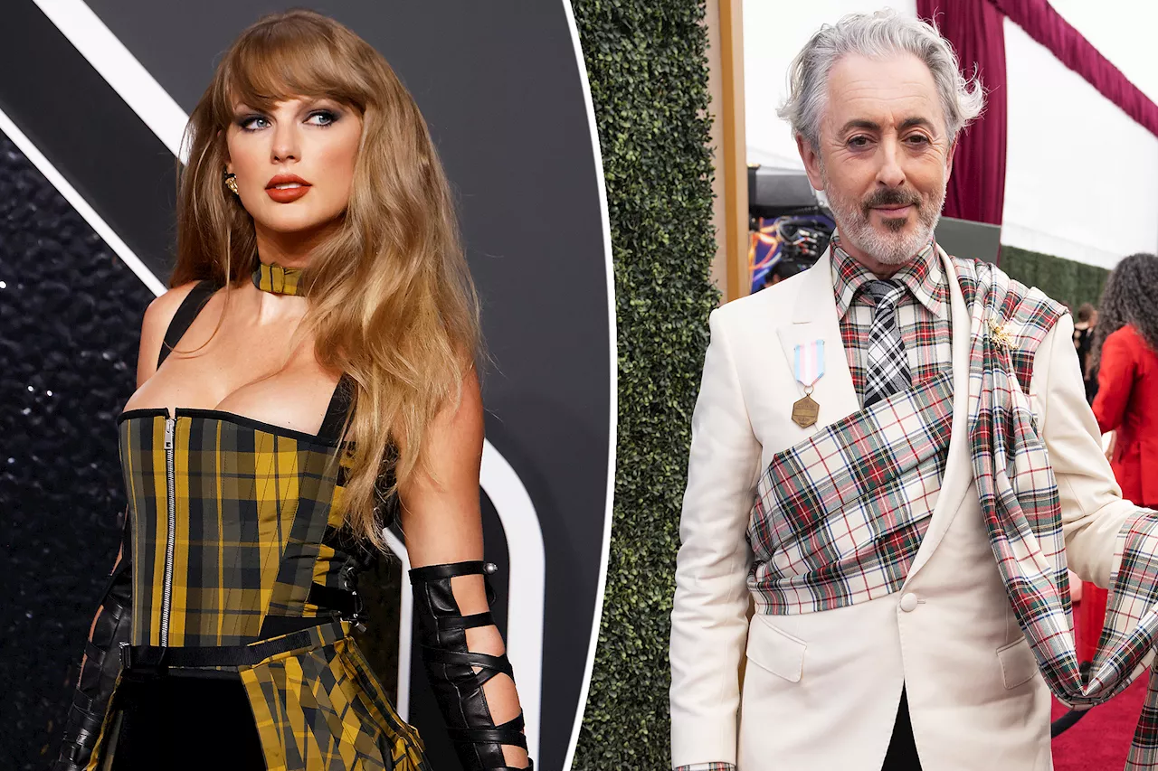 Alan Cumming jokes that Taylor Swift 'stole' his Emmys look with her yellow plaid VMAs dress