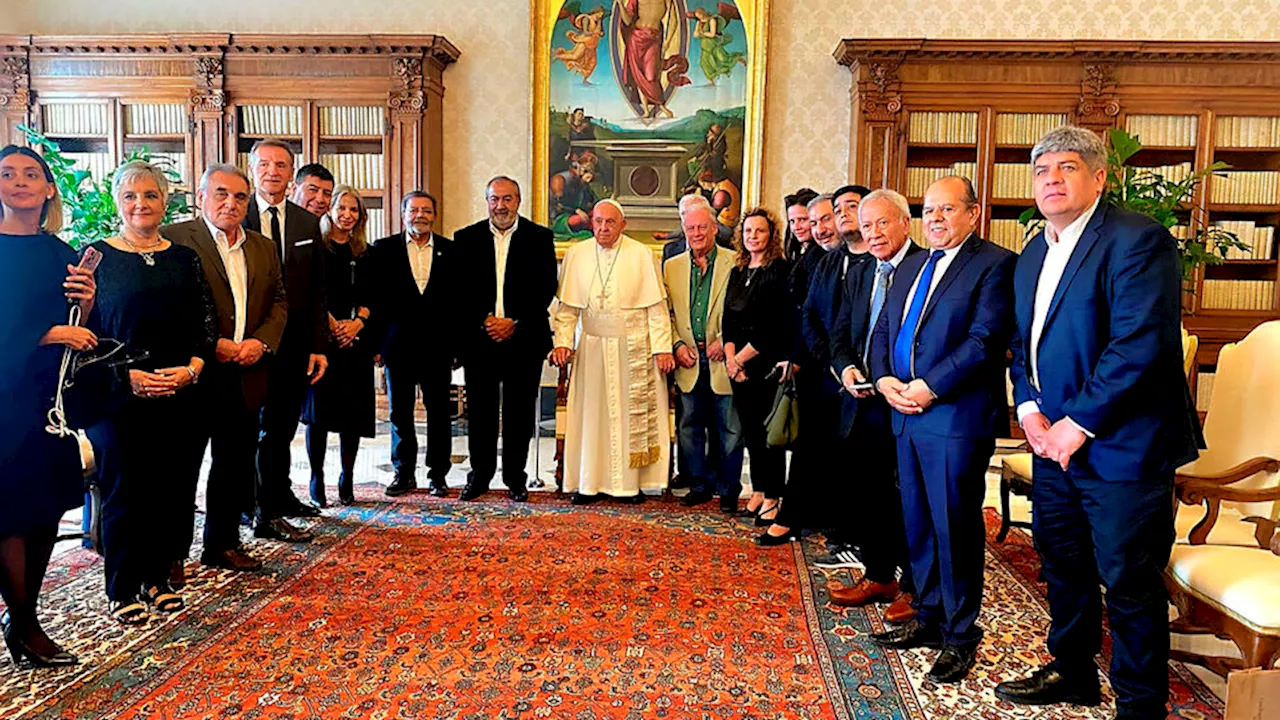 'El Papa nos exhortó a defender la justicia social': la reunión de Francisco con la CGT