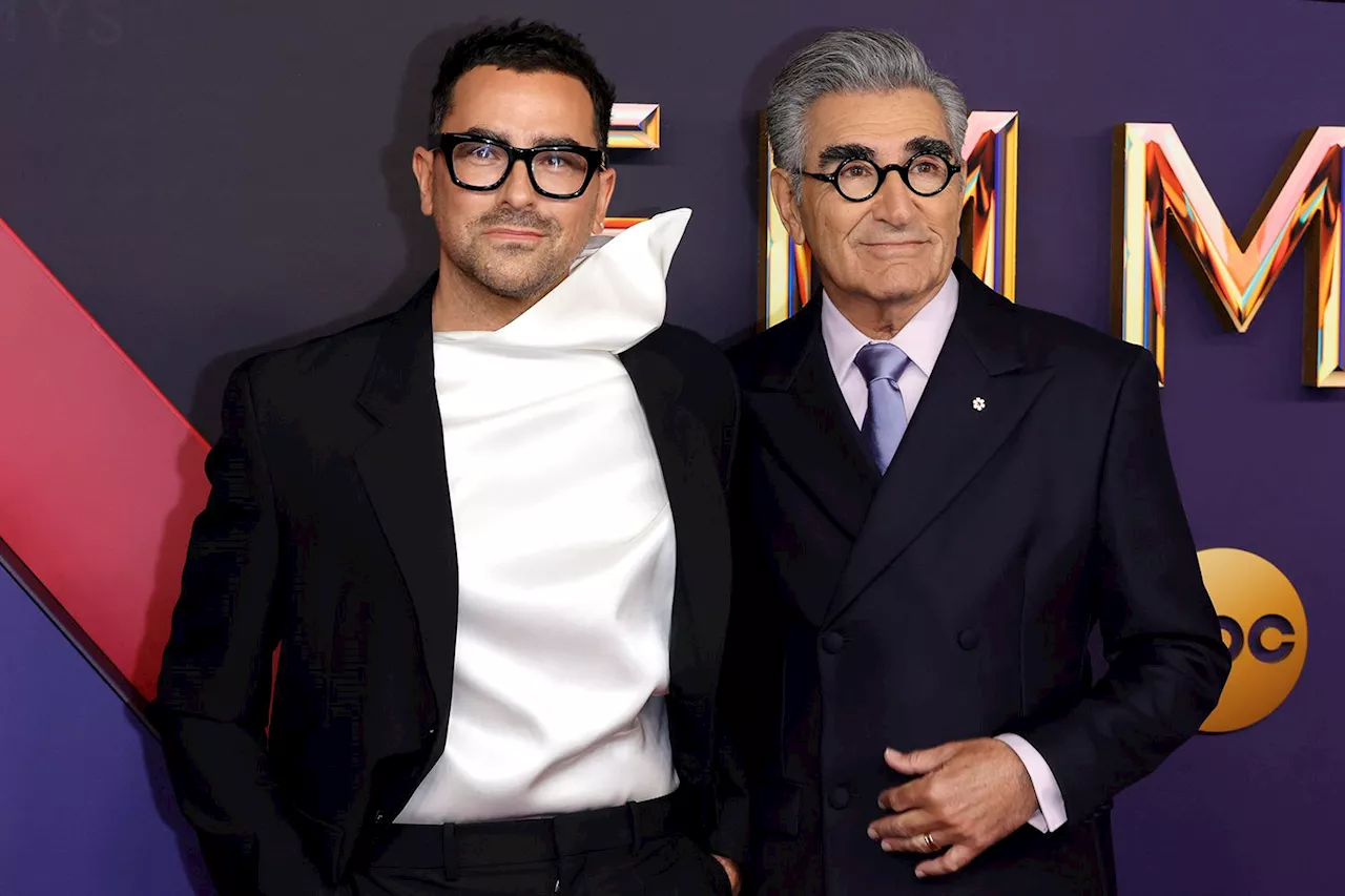 Dan and Eugene Levy Lean Into Their Signature Styles at the 2024 Emmys