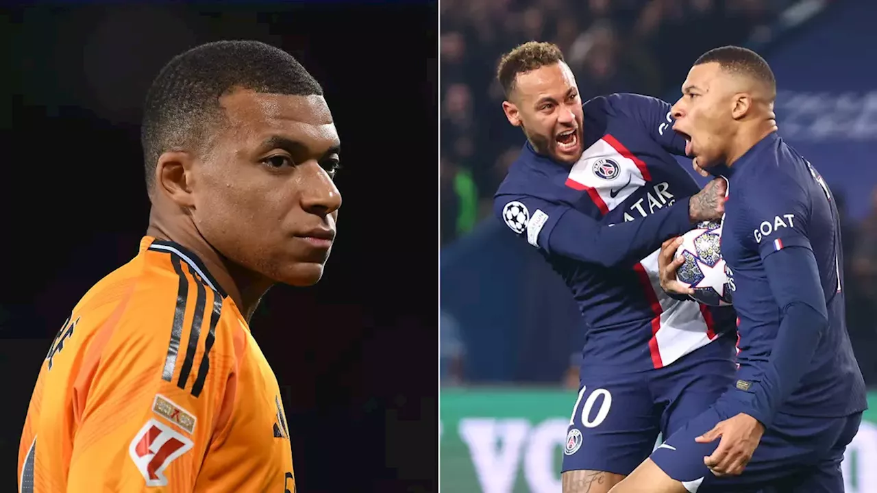 Neymar sends 'catastrophic' Kylian Mbappe warning to three Real Madrid players