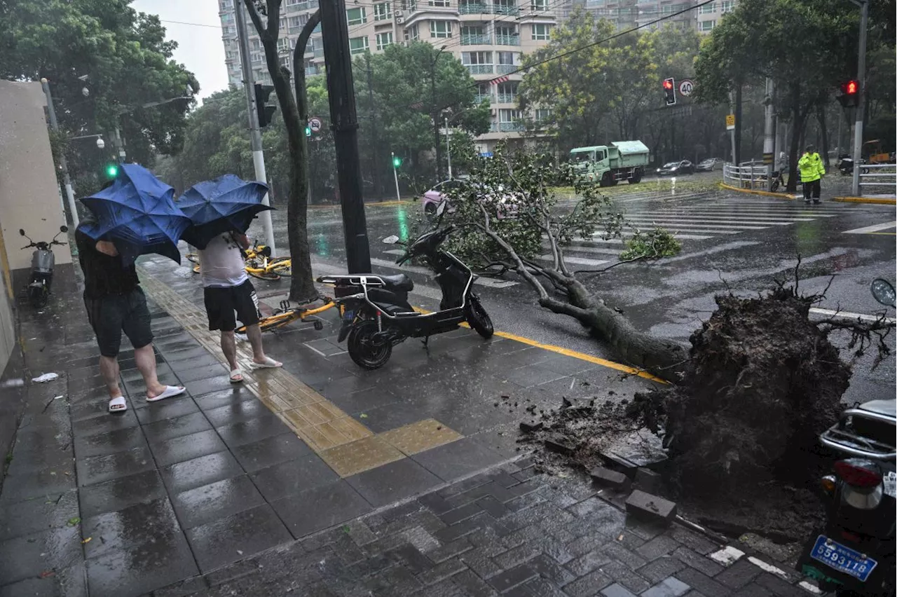 Typhoon Bebinca sweeps through Shanghai shutting down megacity (update)