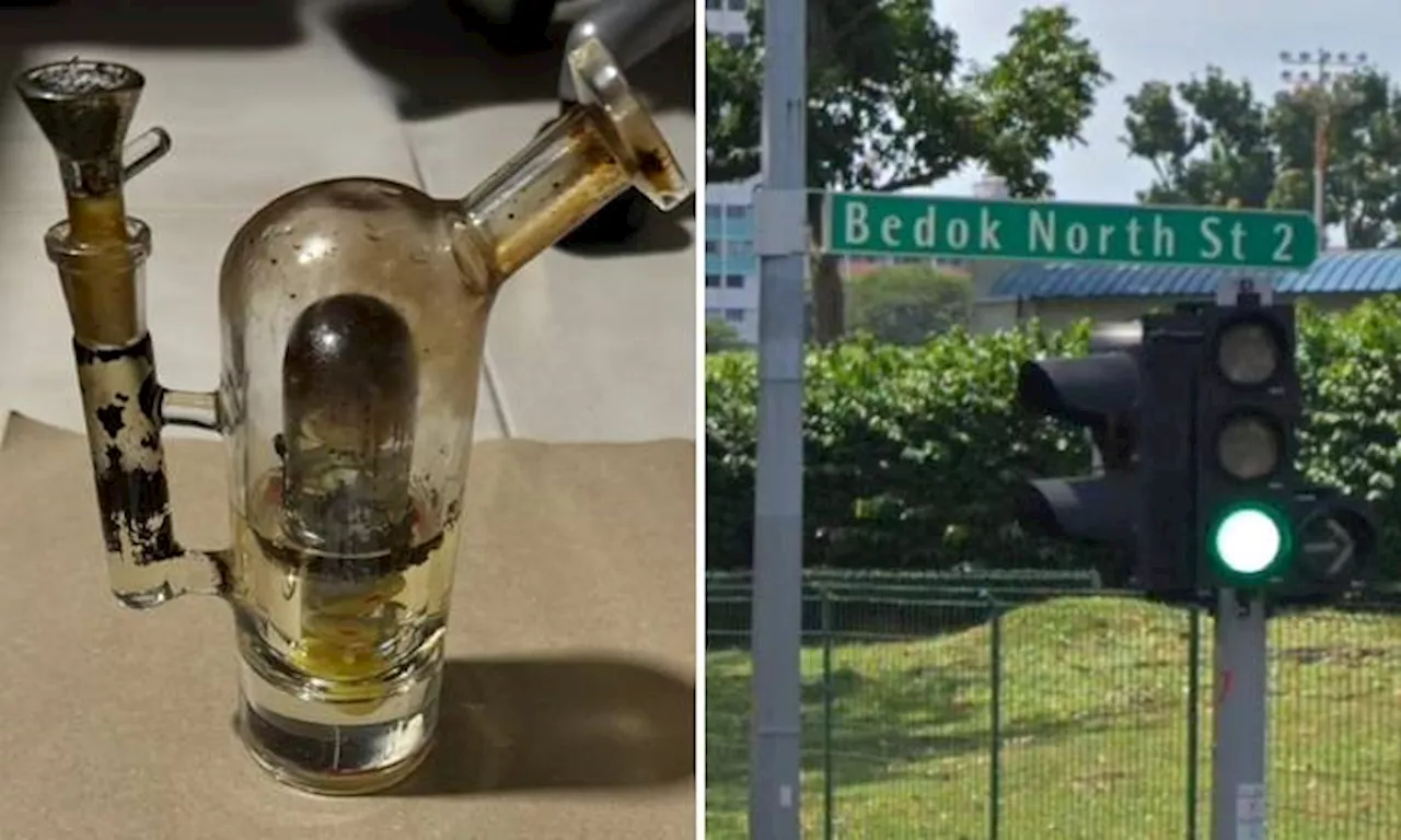 Bong and 123g of cannabis found in Bedok North flat, man arrested for drug trafficking