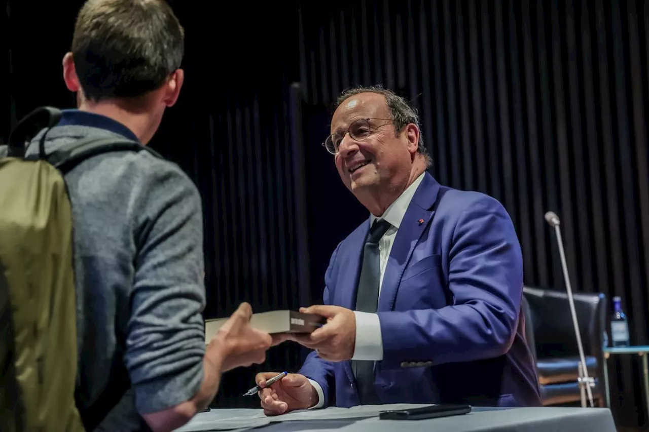 François Hollande à Bordeaux : « On vient pour écouter la parole d’un ancien président »