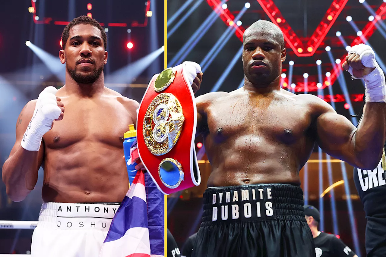 Anthony Joshua vs Daniel Dubois undercard bout denied world title status just days before fight...