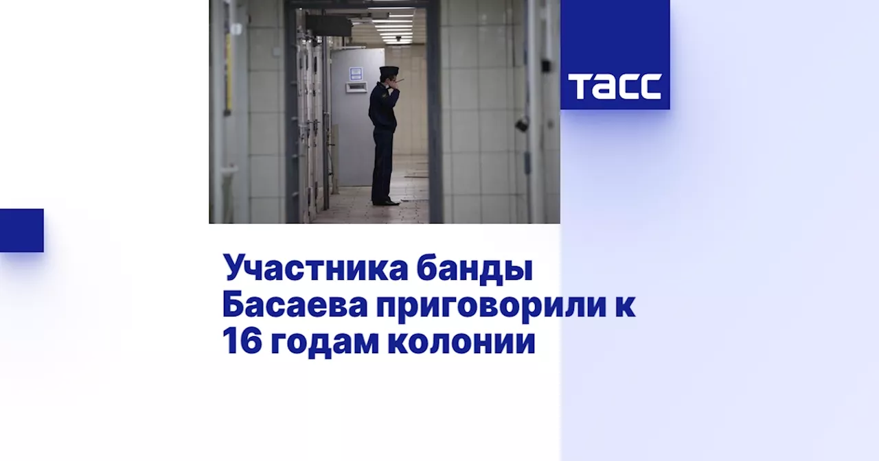 Участника банды Басаева приговорили к 16 годам колонии