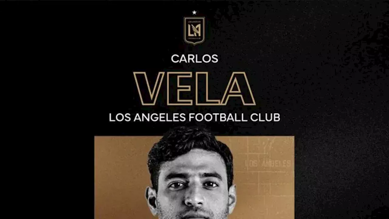 Carlos Vela es presentado por el LAFC como nuevo refuerzo esta temporada