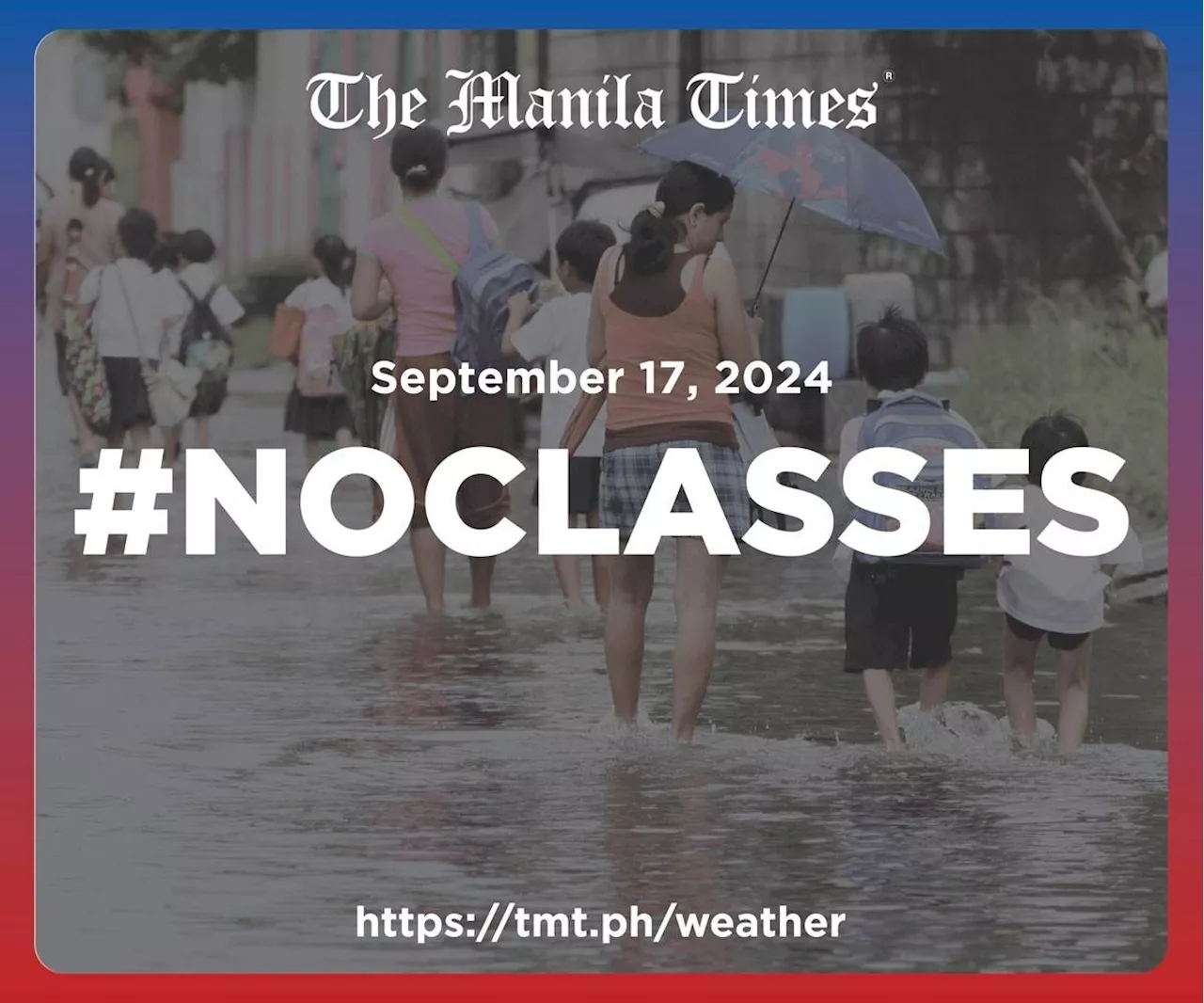 List of class suspension for September 17, 2024