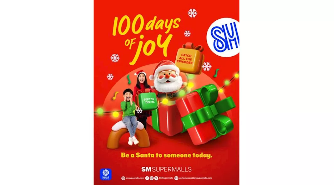 SM Supermalls kicks off 100 days of Christmas as a Santa to their Community