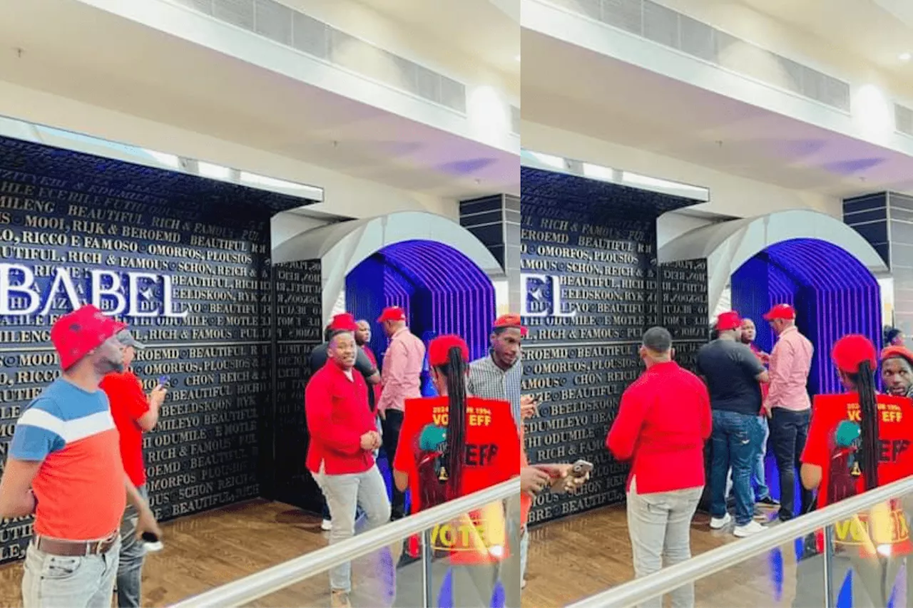 LOOK: EFF visits Babel restaurant in Pretoria following department of labour raid