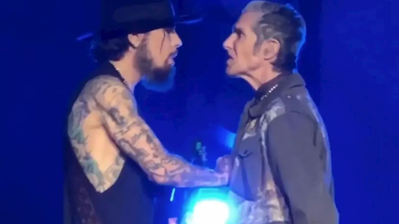 Jane’s Addiction entire tour CANCELLED after frontman punched guitarist Dave Navarro on stage...