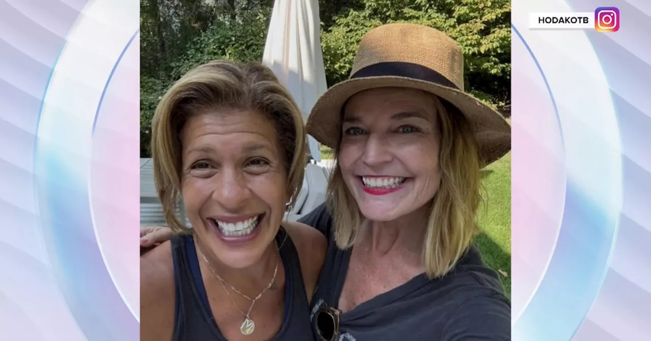 Hoda and her girls hosted Savannah’s family at their new home