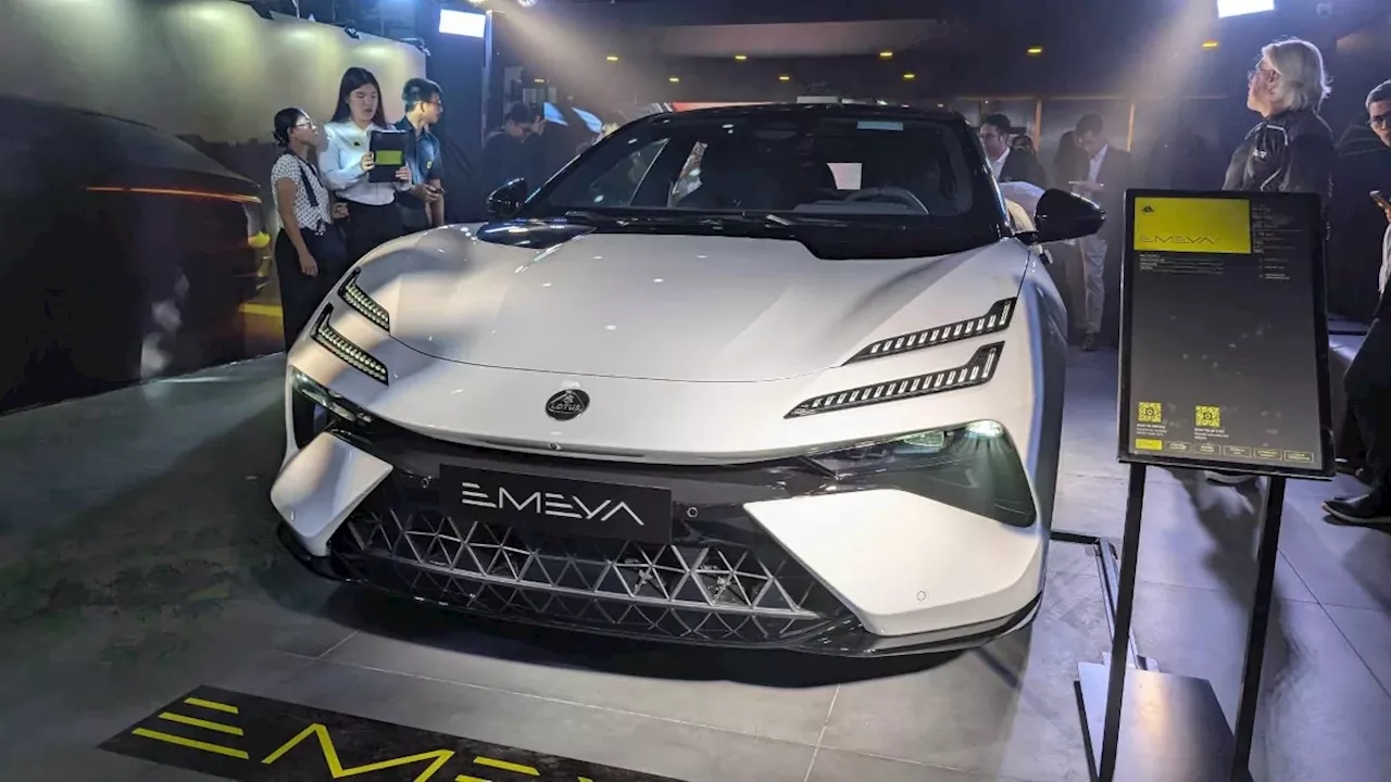 The Lotus Emeya debuts in PH with a starting price of P8-M