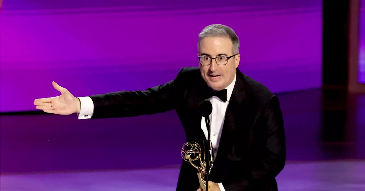 John Oliver Mourns Dead Dog in Historically Chaotic 2024 Emmys Speech