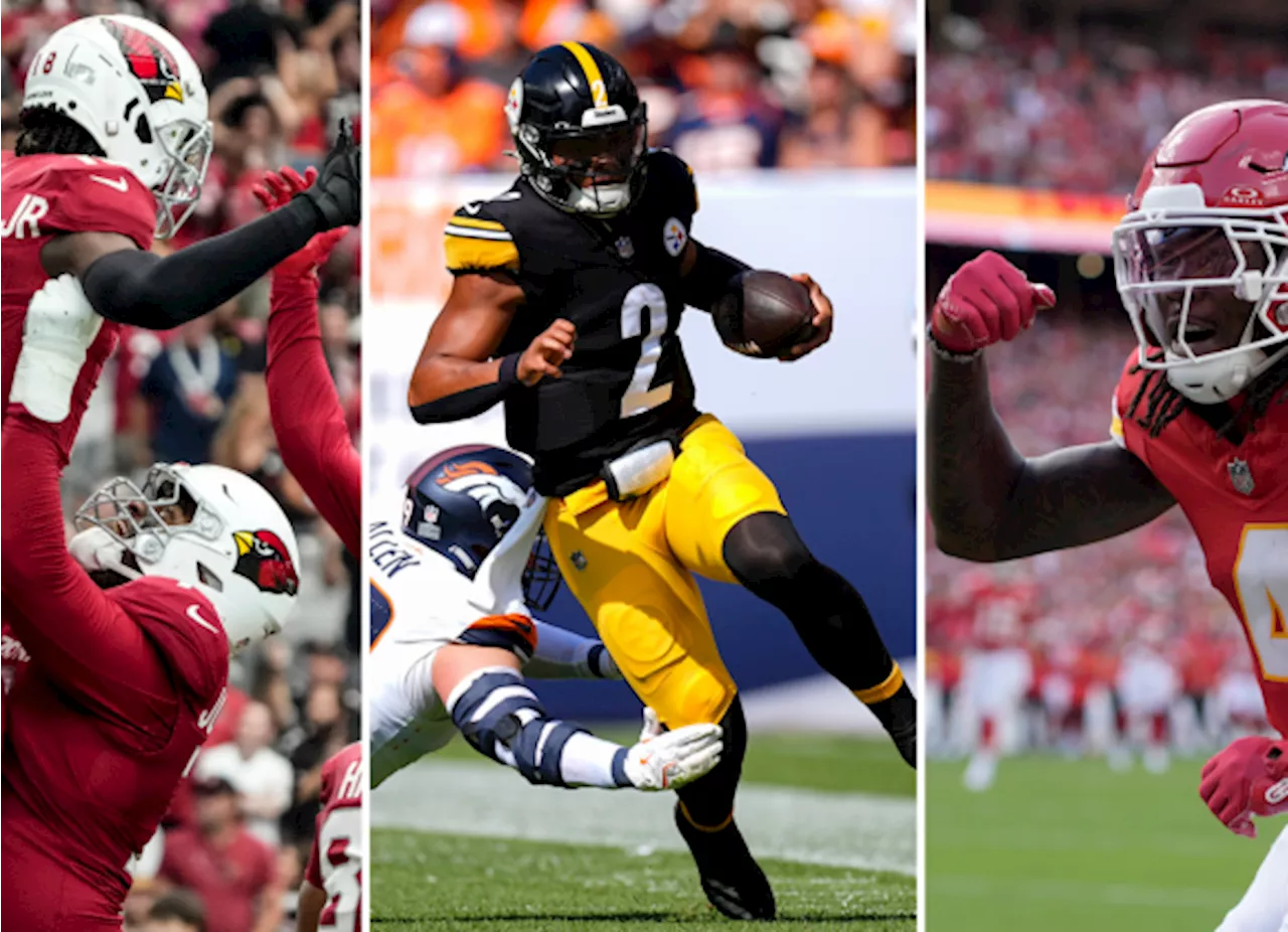 Steelers, Cardinals y Chiefs dominan la jornada verpertina de la Semana 2 de la NFL