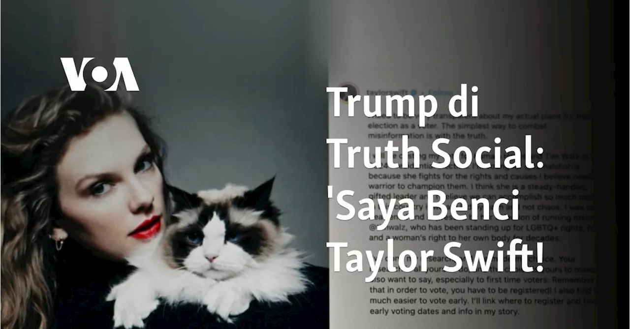 Trump Murka Atas Dukungan Taylor Swift Pada Kamala Harris