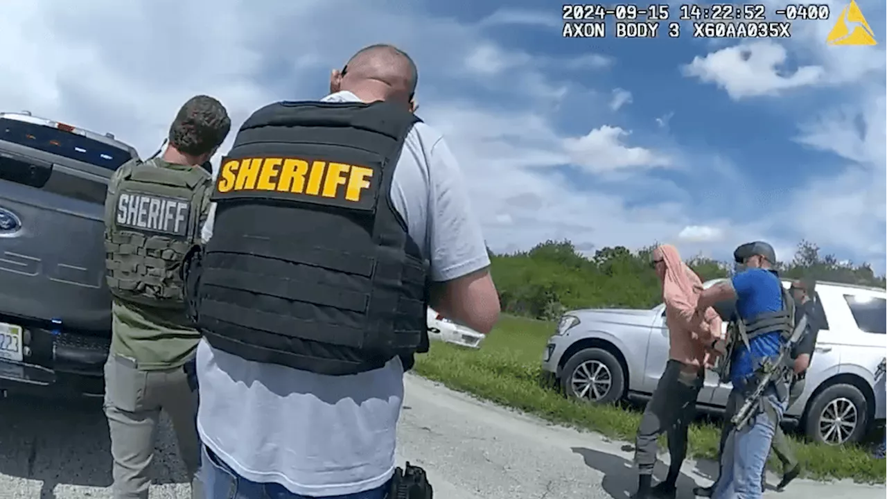 Deputies release video of suspect in apparent Trump assassination attempt surrendering