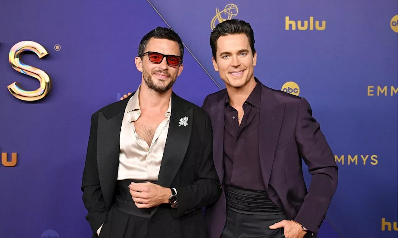 Matt Bomer and Jonathan Bailey Bring Cummerbunds to 2024 Emmy Awards Red Carpet in Brioni and Giorgio Armani