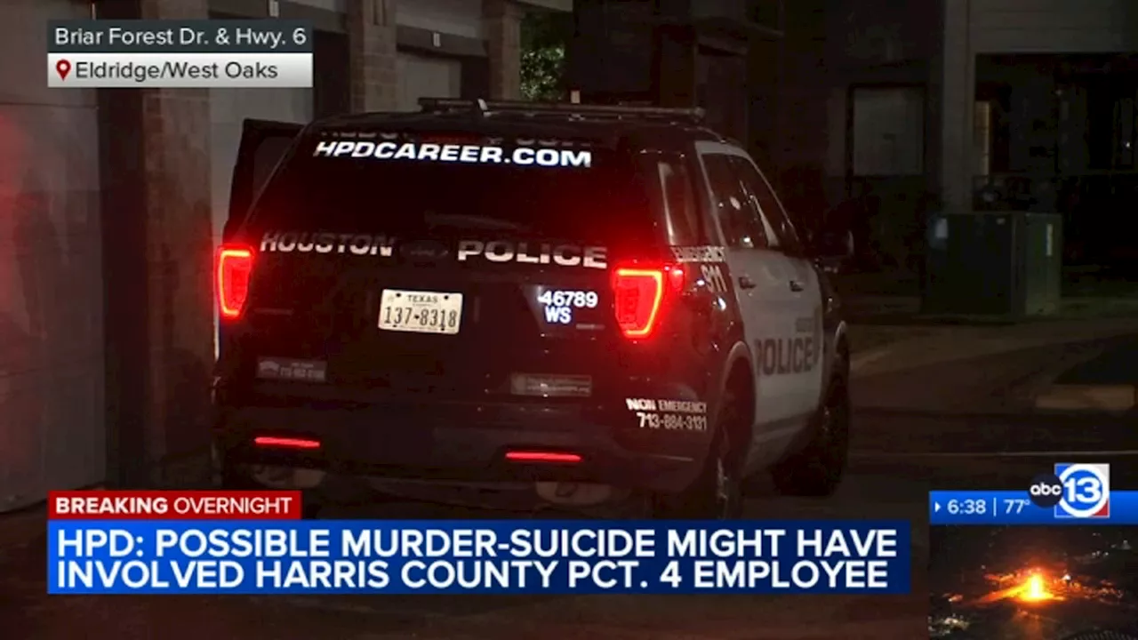 Apparent murder-suicide might have involved Harris County Pct. 4 employee, Houston police say