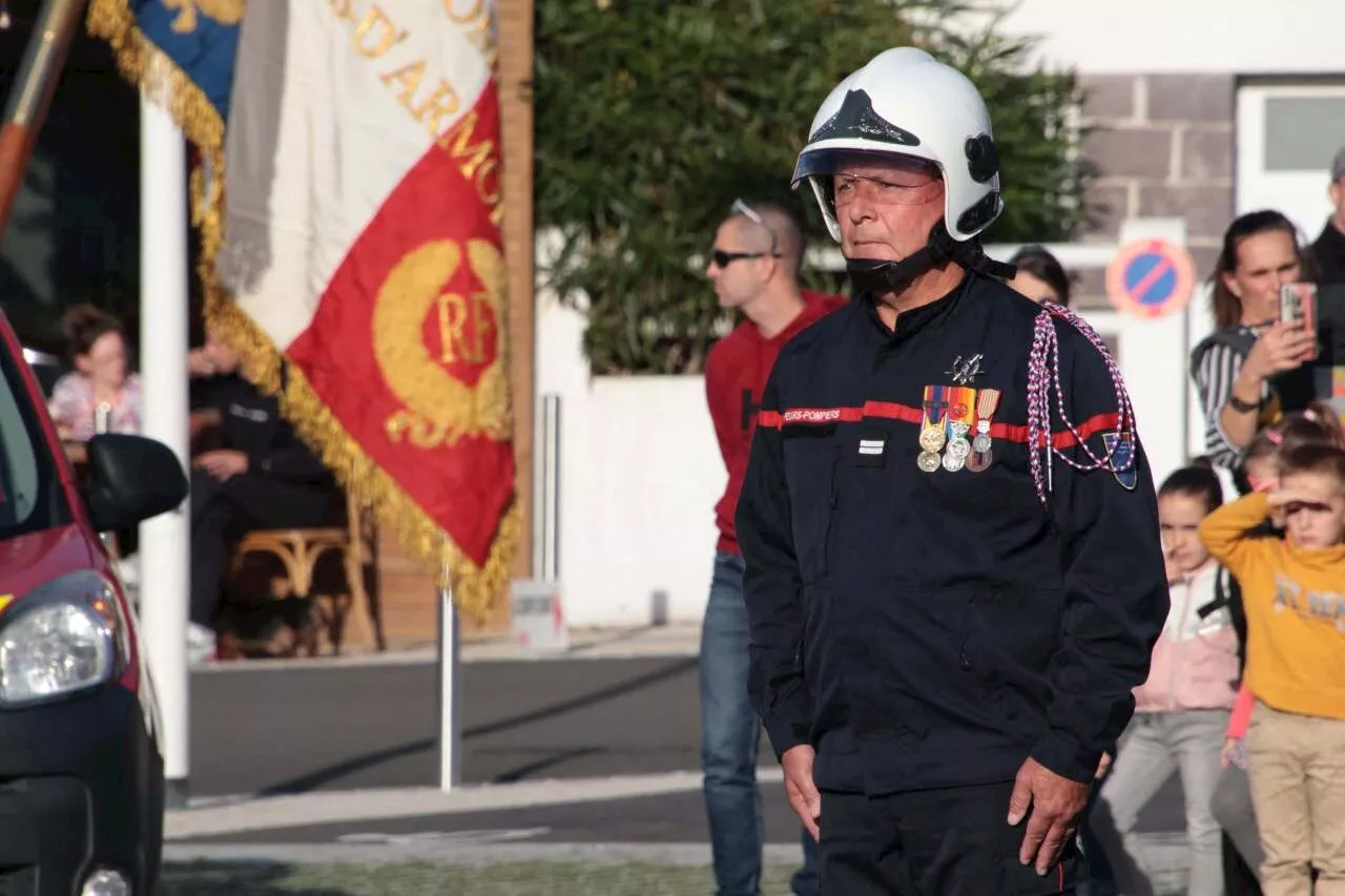 Changement de commandement au centre de secours de Pléneuf-Val-André