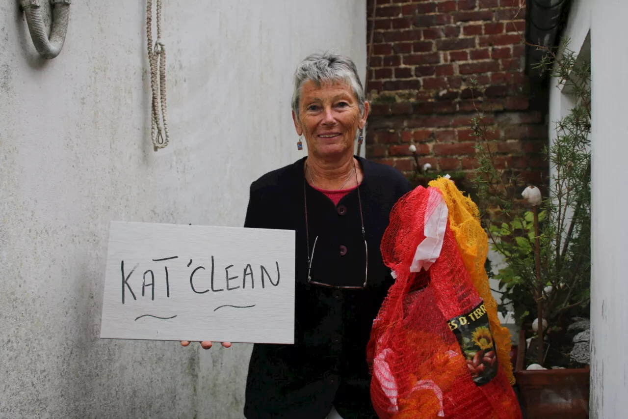 Kat'Clean, la randonneuse en croisade contre les déchets sauvages en Seine-Maritime