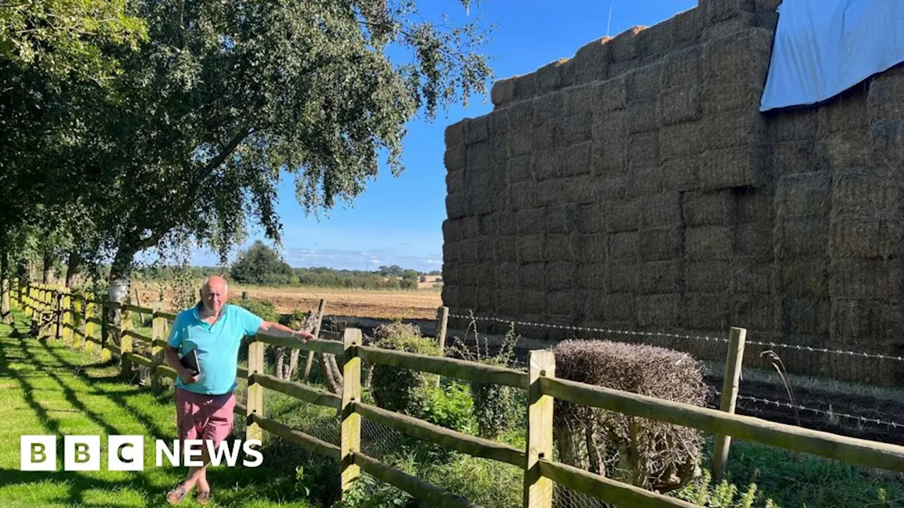 Hertfordshire man concerned about 10m haystack next to his house