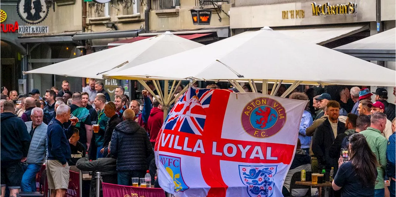 Aston-Villa-Fans in Bern für Champions-League-Spiel gegen YB