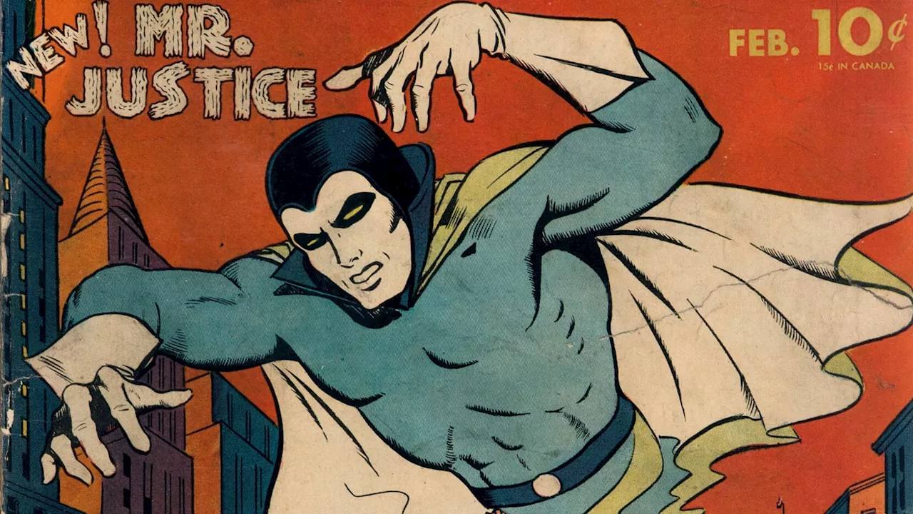 Mr. Justice Debuts as MLJ's Spectre in Blue Ribbon Comics, at Auction