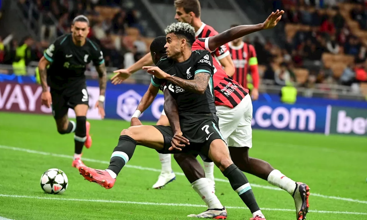 Liverpool debutó con victoria en la Champions League; Luis Díaz solo jugó 24 minutos