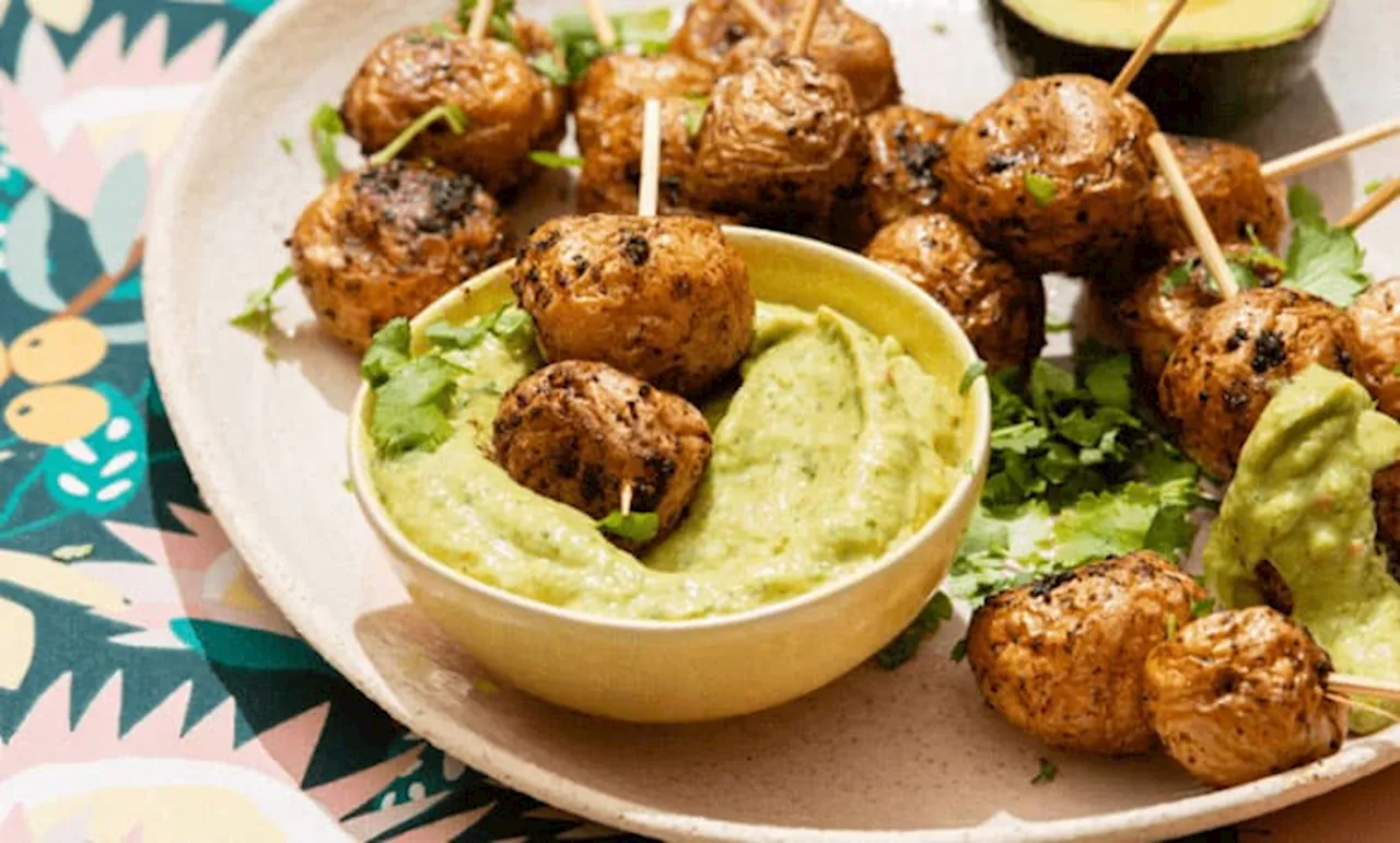 Avocado-infused Indian spiced potatoes