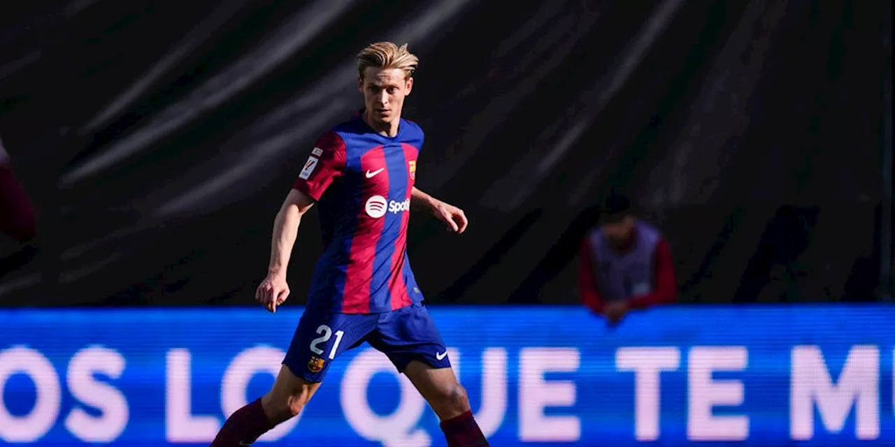 Muncul di Sesi Latihan Barcelona, Frenkie de Jong Sudah Pulih dari Cedera?