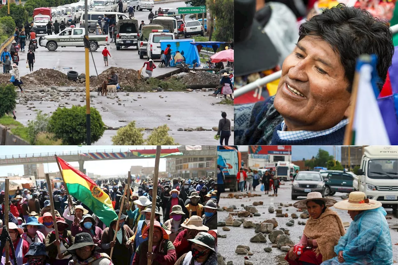 Bolivia: pese a rechazos, Evo Morales inicia marchas contra el gobierno