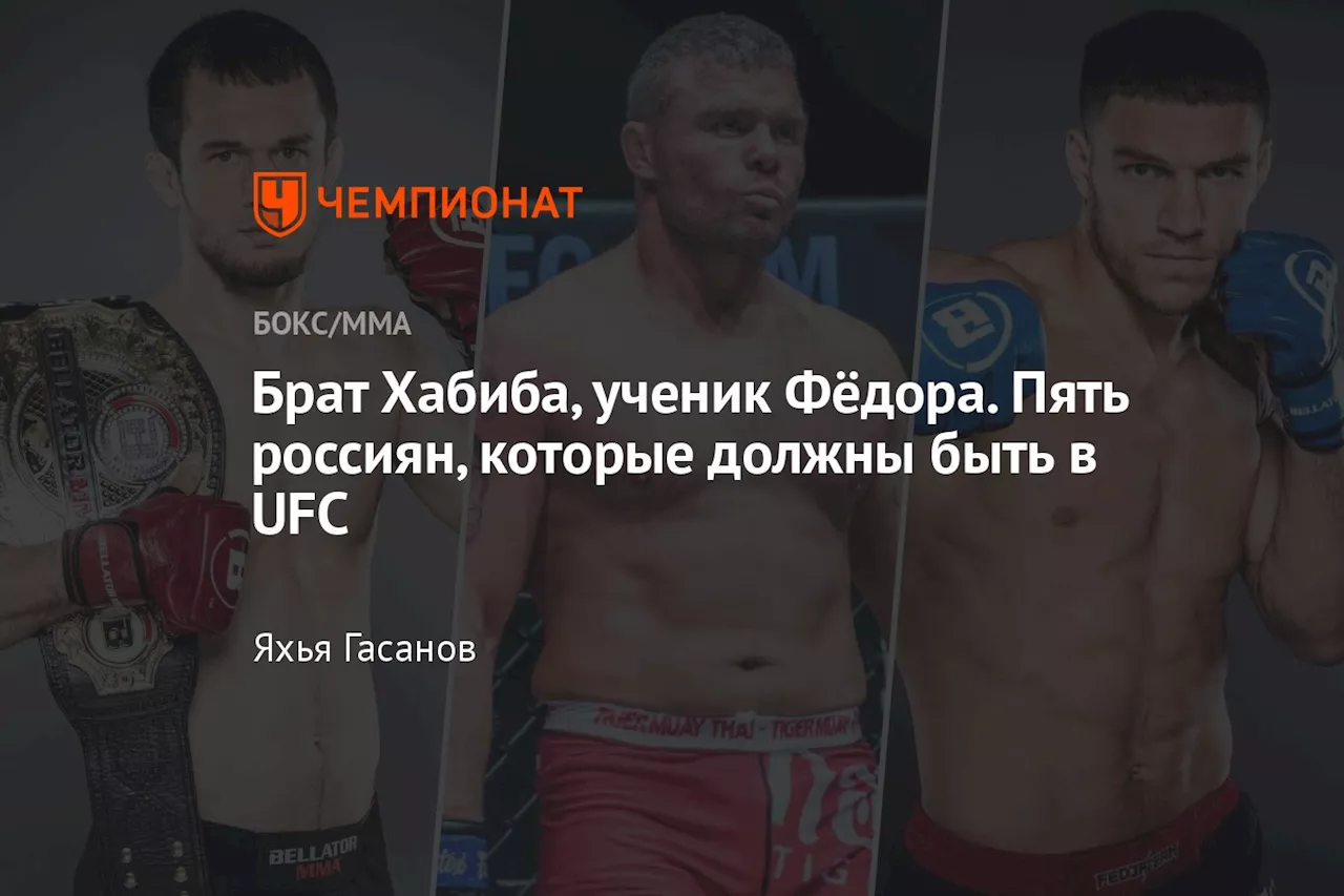 Брат Хабиба, ученик Фёдора. Пять россиян, которые должны быть в UFC