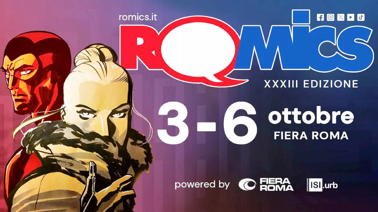 Romics, dal 3 al 6 ottobre la 33ma edizione alla Fiera di Roma, all'insegna di compleanni prestigiosi: cosa ci aspetta?