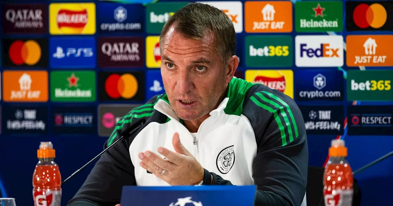 Brendan Rodgers names Celtic's Champions League target