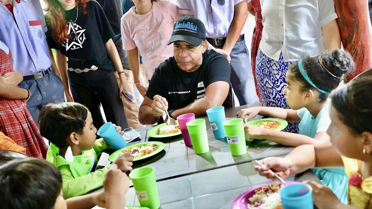 460 estudiantes del colegio Jorge Nicolás Abello recibirán almuerzos gratis