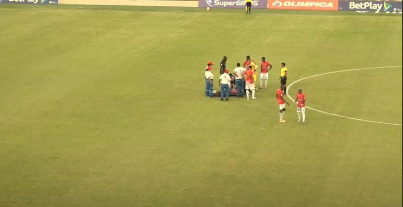 Jugador del Barranquilla FC, se desmayó en pleno partido: esto se sabe