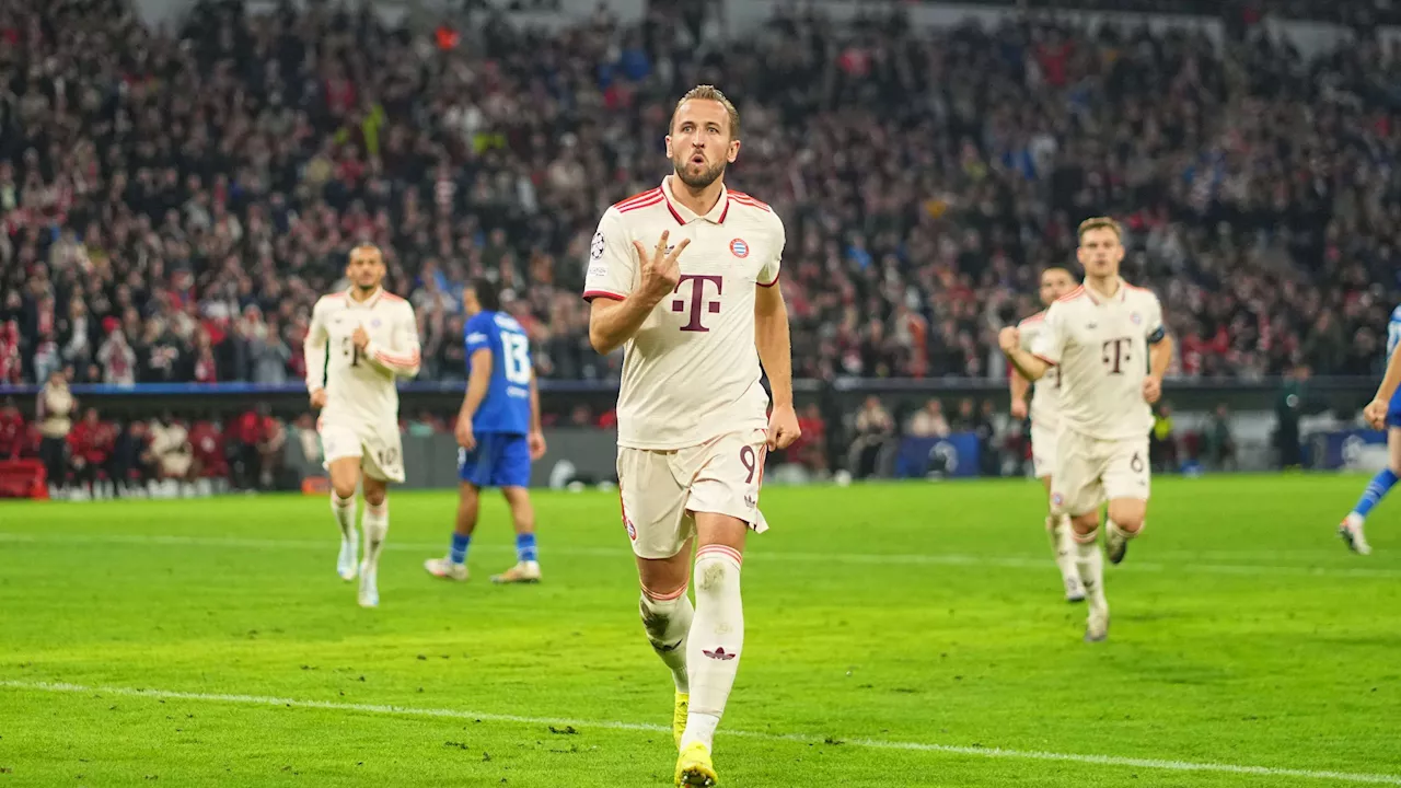 FC Bayern München feiert Rekordnacht in der Champions League gegen Dinamo Zagreb - Bestwerte beim 9:2 in der Übersicht