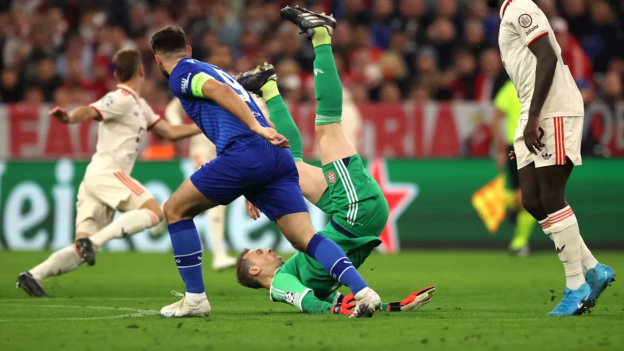 FC Bayern München: Manuel Neuer wird zur Halbzeit angeschlagen ausgewechselt - Sven Ulreich kommt gegen Zagreb