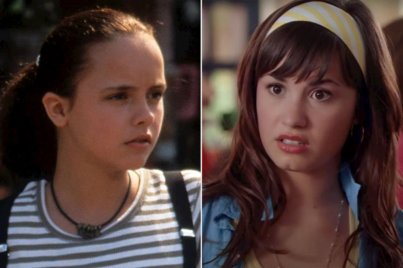 Christina Ricci and Demi Lovato reveal how they hid booze on set as teenagers