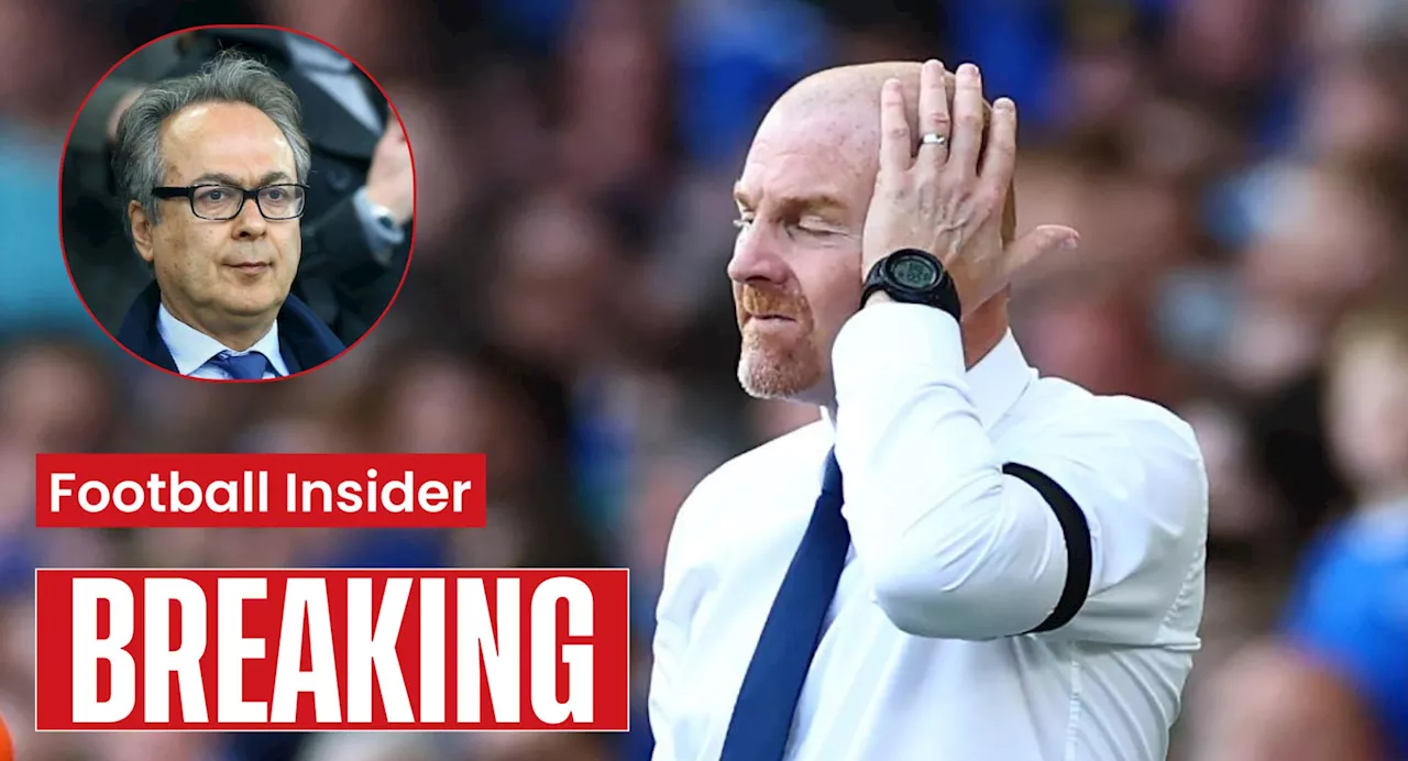 Everton boss Sean Dyche is sack favourite after source’s reveal