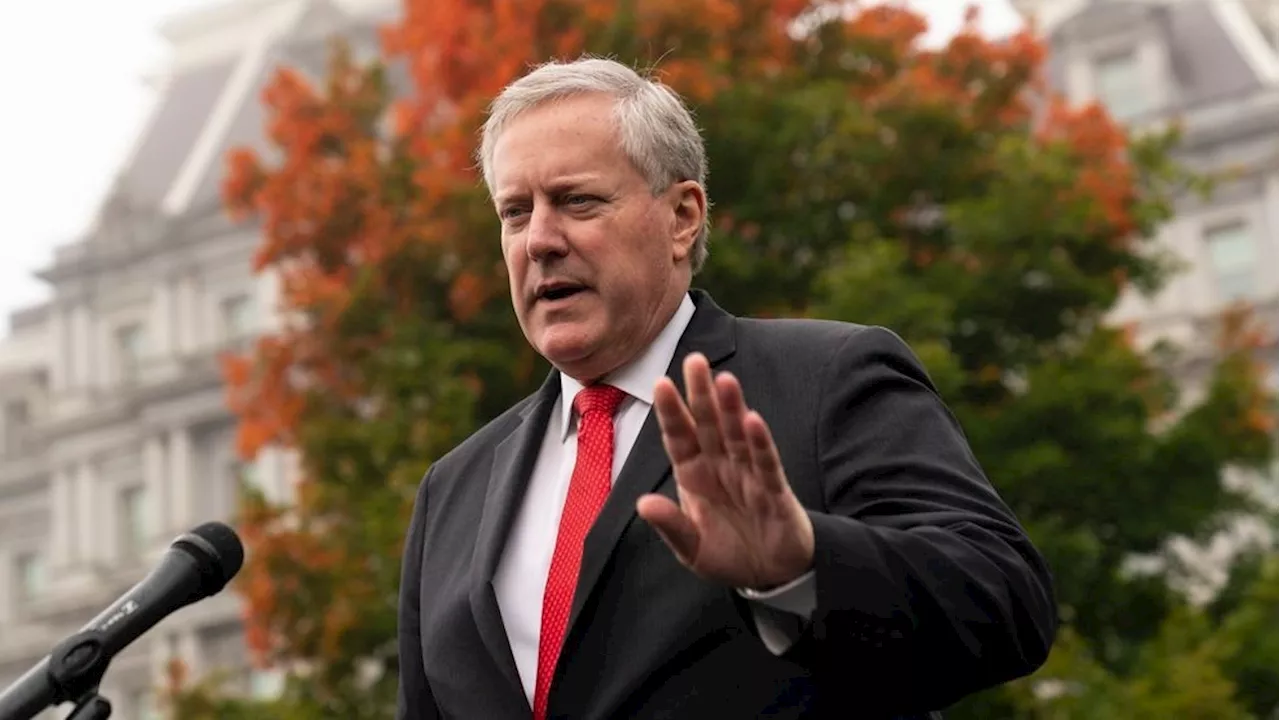 Judge Rejects Mark Meadows' Bid To Move Arizona Election Case To Federal Court