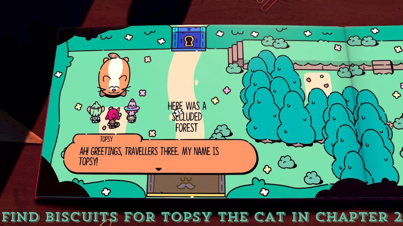 Plucky Squire: How To Find Biscuits For Topsy Cat In Chapter 2