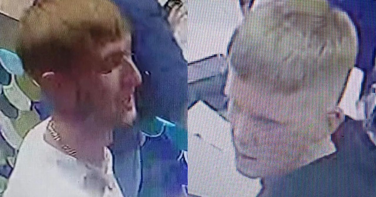 Glasgow police release CCTV images of men following robbery outside city centre bar